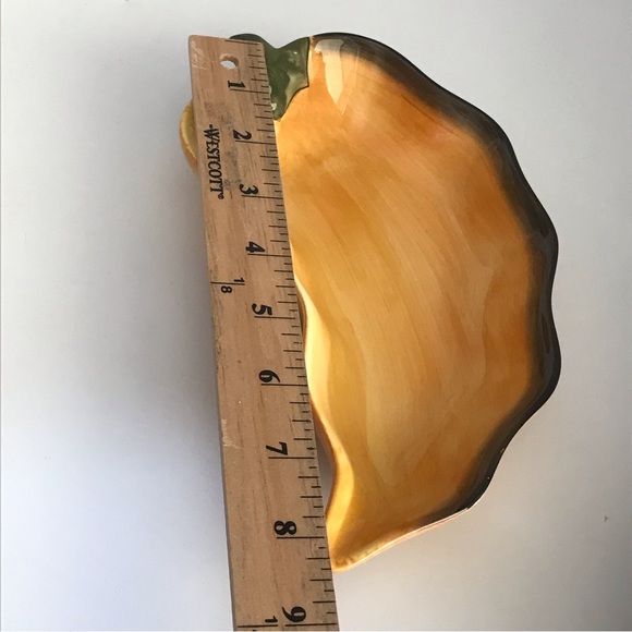 Clay Art of South San Francisco Hand-Painted Ceramic "Chili Pepper" Salsa Bowl - Picture 10 of 11